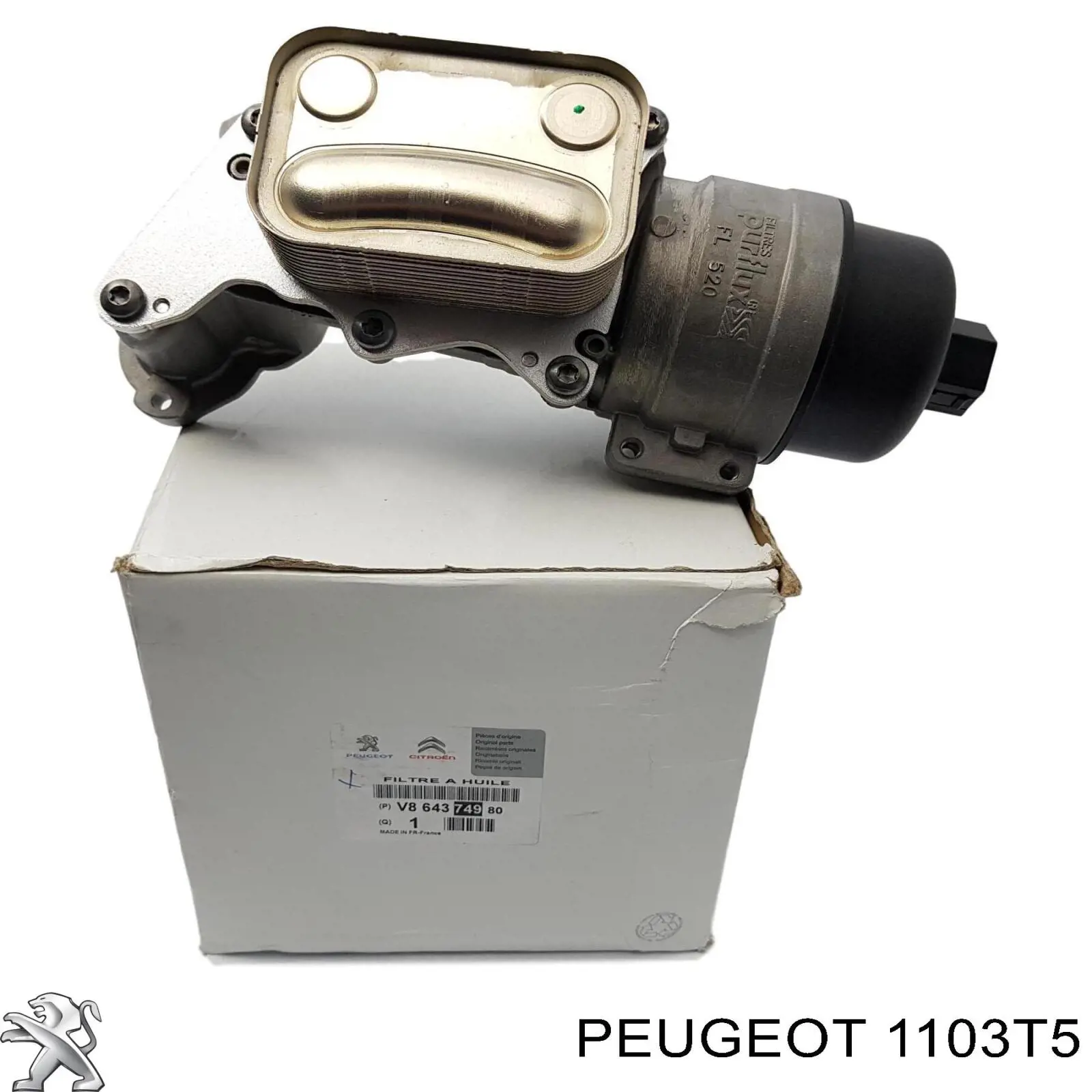 Radiador de óleo (frigorífico), debaixo de filtro Peugeot/Citroen 00001103T5 preço, a partir de 50,21 USD