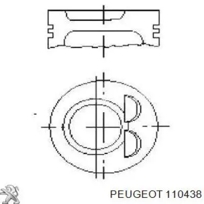 110438 Peugeot/Citroen Vedante de adaptador do filtro de óleo