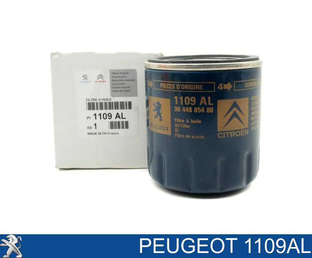 Filtro de óleo Peugeot/Citroen 1109AL preço, a partir de 5,55 USD