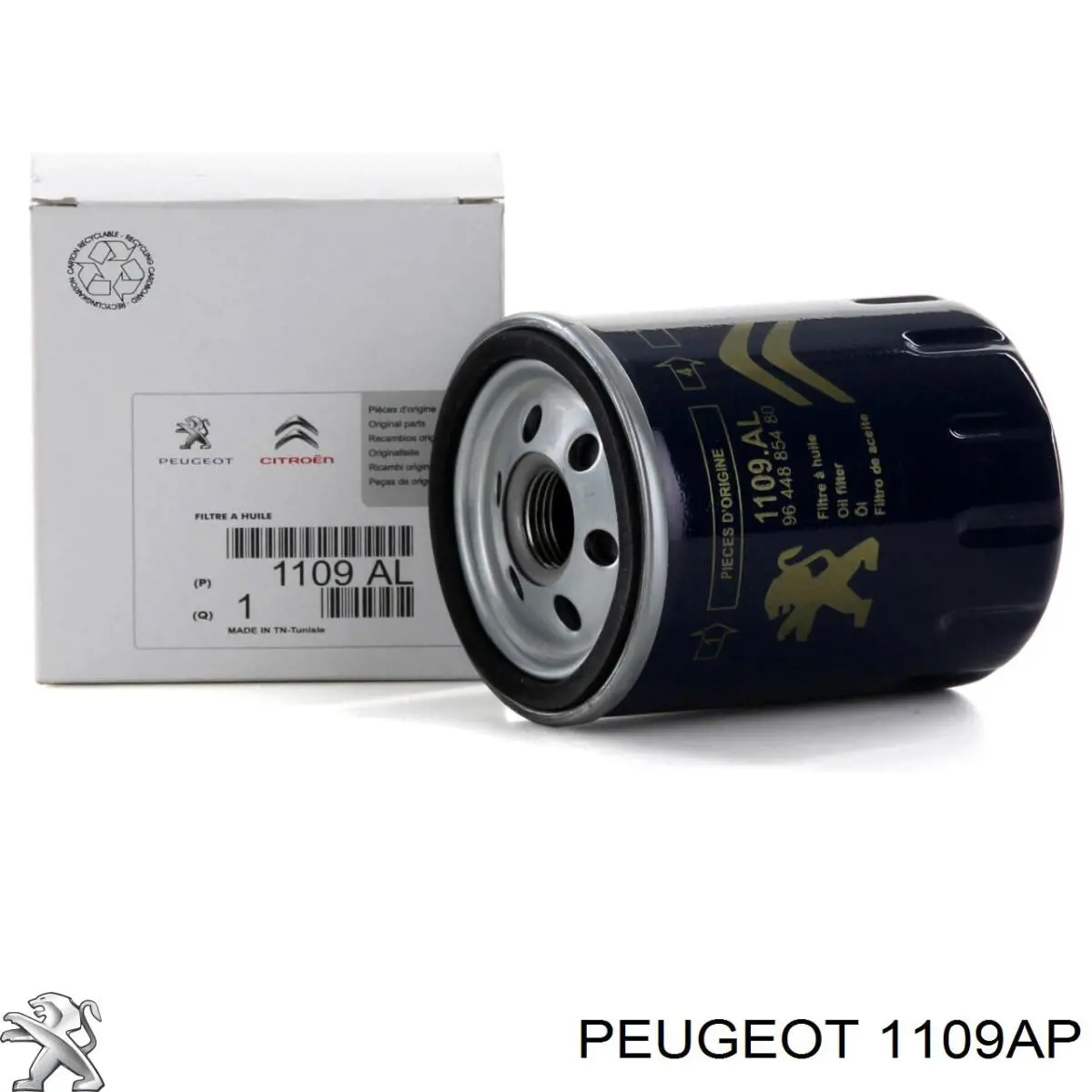 Filtro de óleo Peugeot/Citroen 1109AP preço, a partir de 6,28 USD