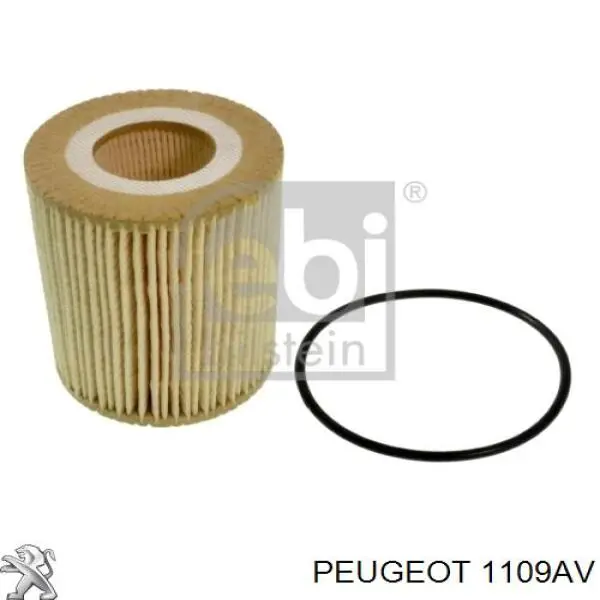Filtro de óleo Peugeot/Citroen 1109AV preço, a partir de 12,36 USD