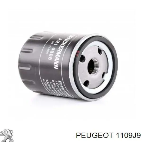 Filtro de óleo Peugeot/Citroen 1109J9 preço, a partir de 7,74 USD