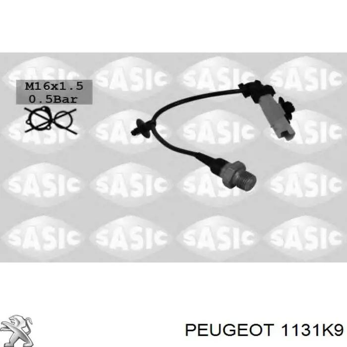 Compre 1131K9 Peugeot/Citroen Sensor de pressão de óleo