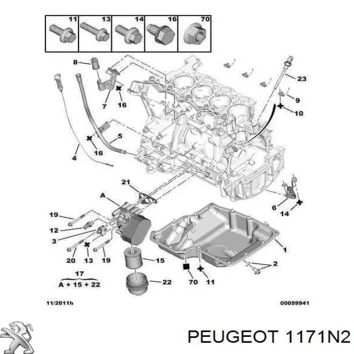  Peugeot/Citroen 1171N2 preço, a partir de 5,41 USD