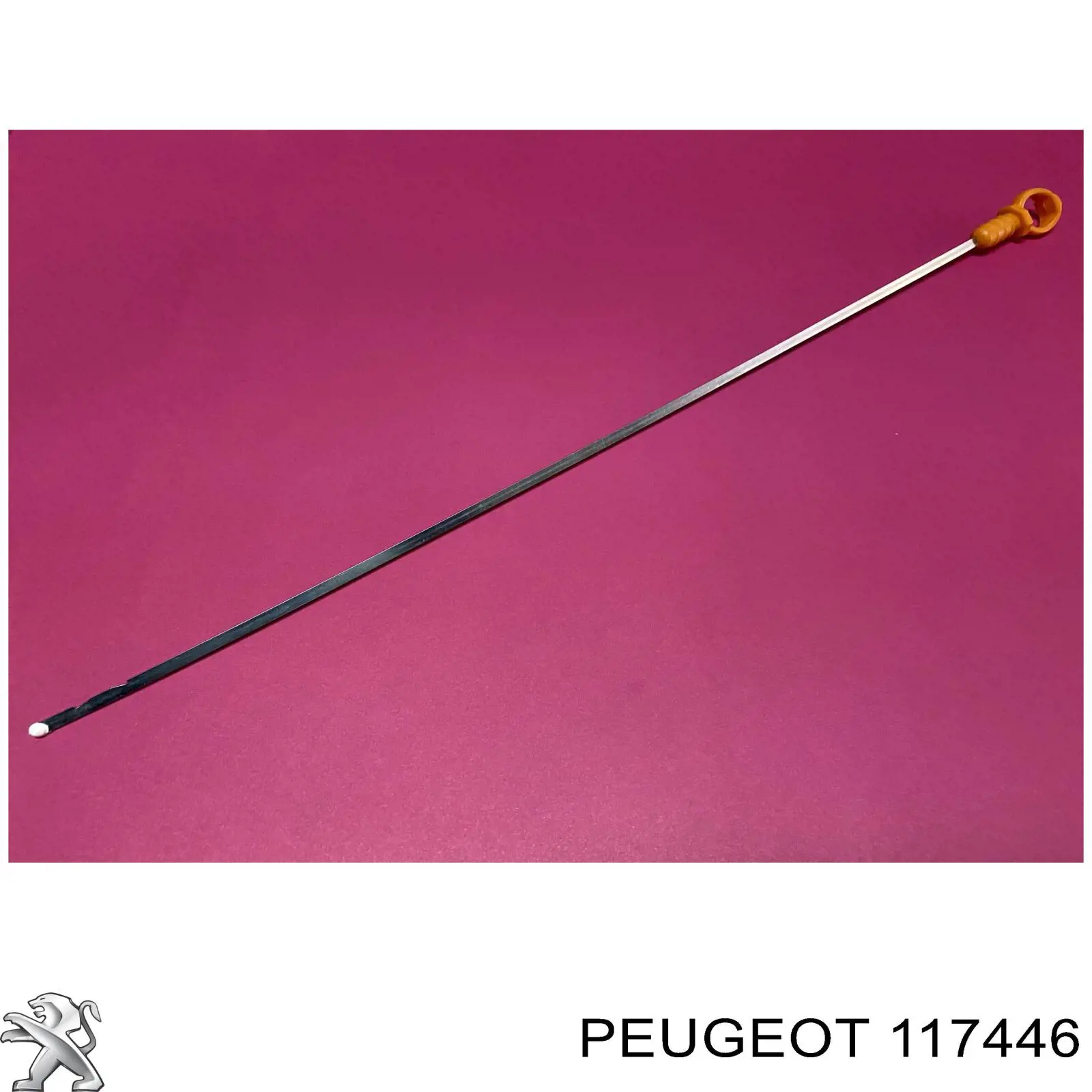 Compre 117446 Peugeot/Citroen Sonda (indicador) do nível de óleo no motor