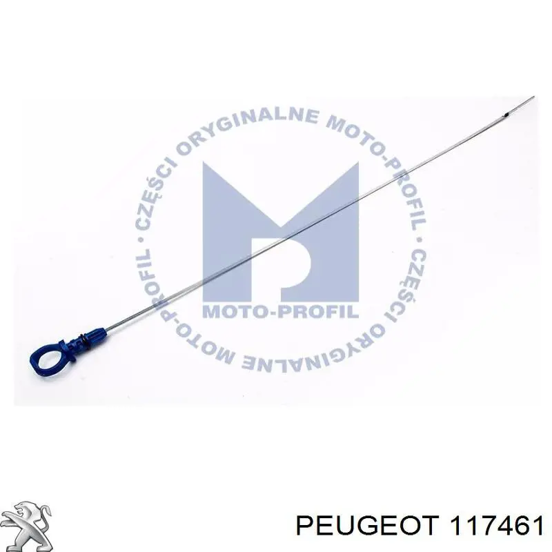 117461 Peugeot/Citroen Sonda (indicador) do nível de óleo no motor