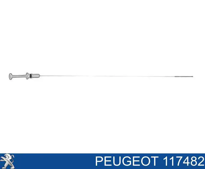 Compre 117482 Peugeot/Citroen Sonda (indicador) do nível de óleo no motor