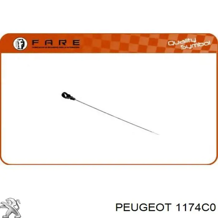 Sonda (indicador) do nível de óleo no motor Peugeot/Citroen 1174C0 preço, a partir de 5,41 USD