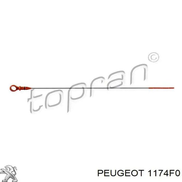 Sonda (indicador) do nível de óleo no motor Peugeot/Citroen 1174F0 preço, a partir de 4,62 USD