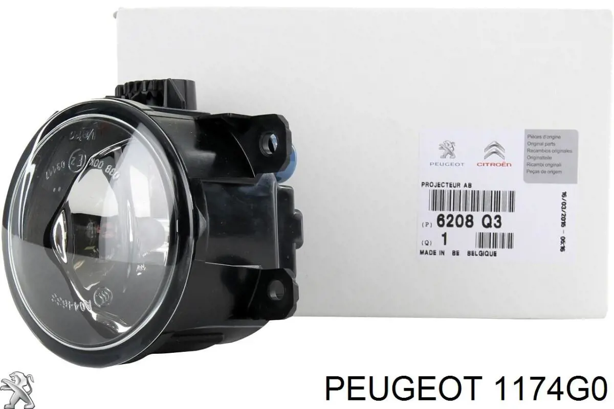 Compre 00001174G0 Peugeot/Citroen Sonda (indicador) do nível de óleo no motor