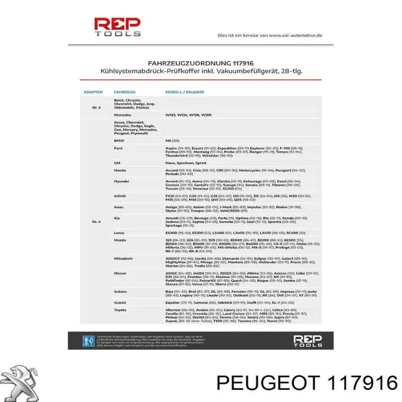  Peugeot/Citroen 117916 preço, a partir de 6,13 USD