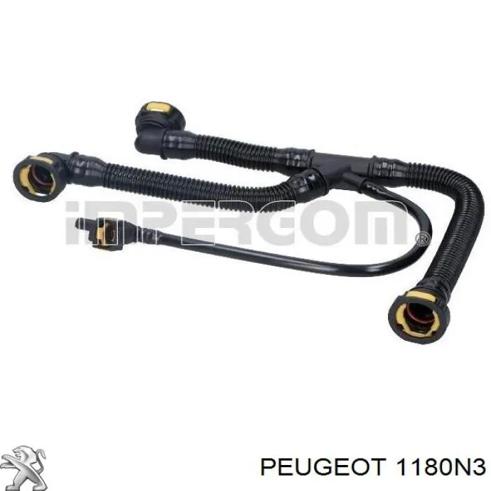 1180N3 Peugeot/Citroen Cano derivado de ventilação de cárter (de separador de óleo)