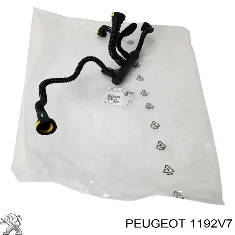 Cano derivado de ventilação de cárter (de separador de óleo) Peugeot/Citroen 1192V7 preço, a partir de  USD