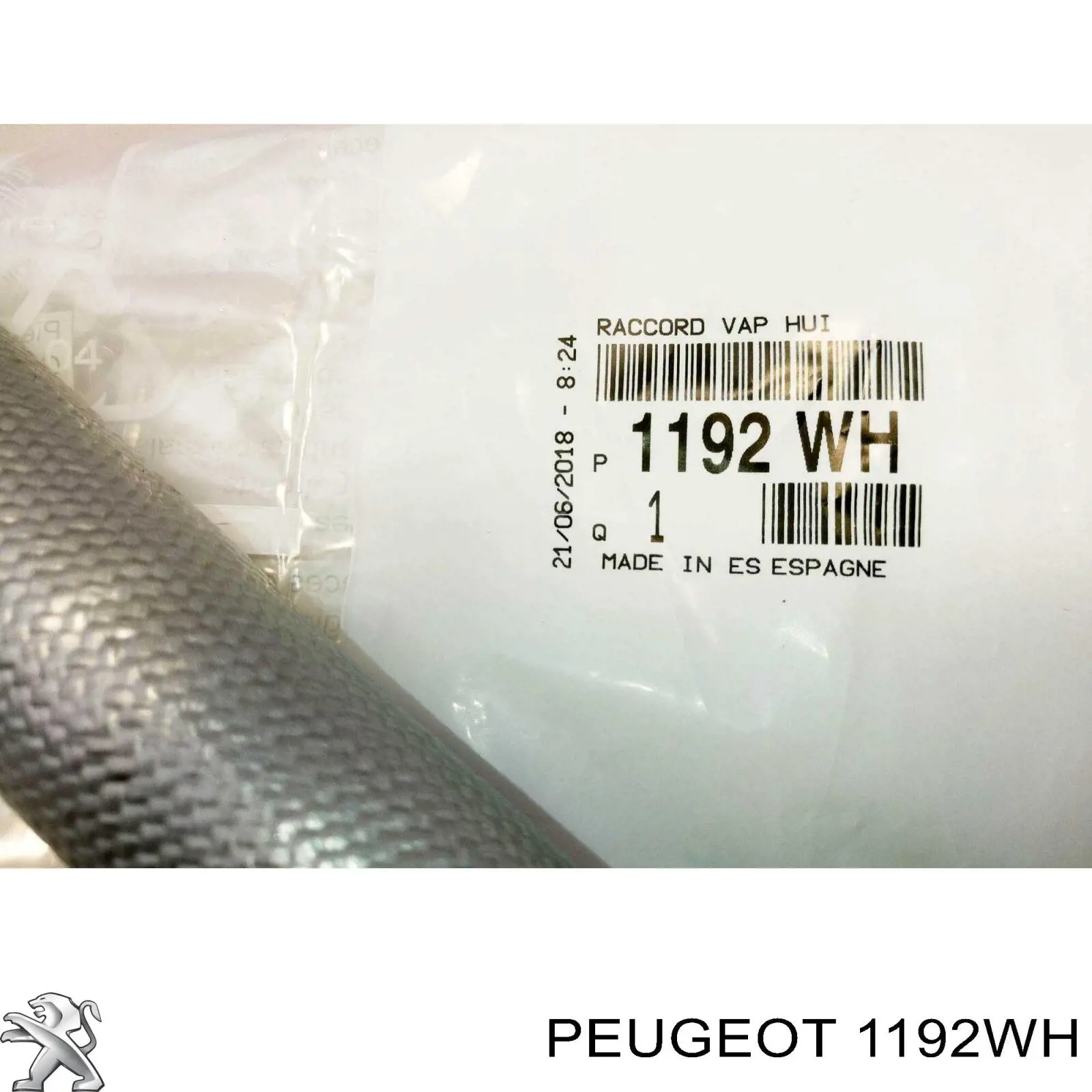 Cano derivado de ventilação de cárter (de separador de óleo) Peugeot/Citroen 1192WH preço, a partir de 32,50 USD