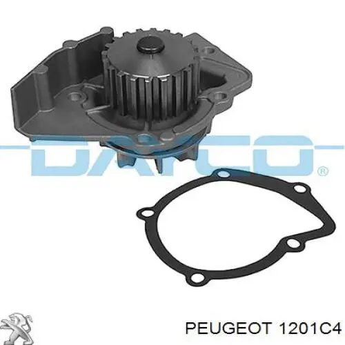 Bomba de água (bomba) de esfriamento Peugeot/Citroen 1201C4 preço, a partir de 30,86 USD