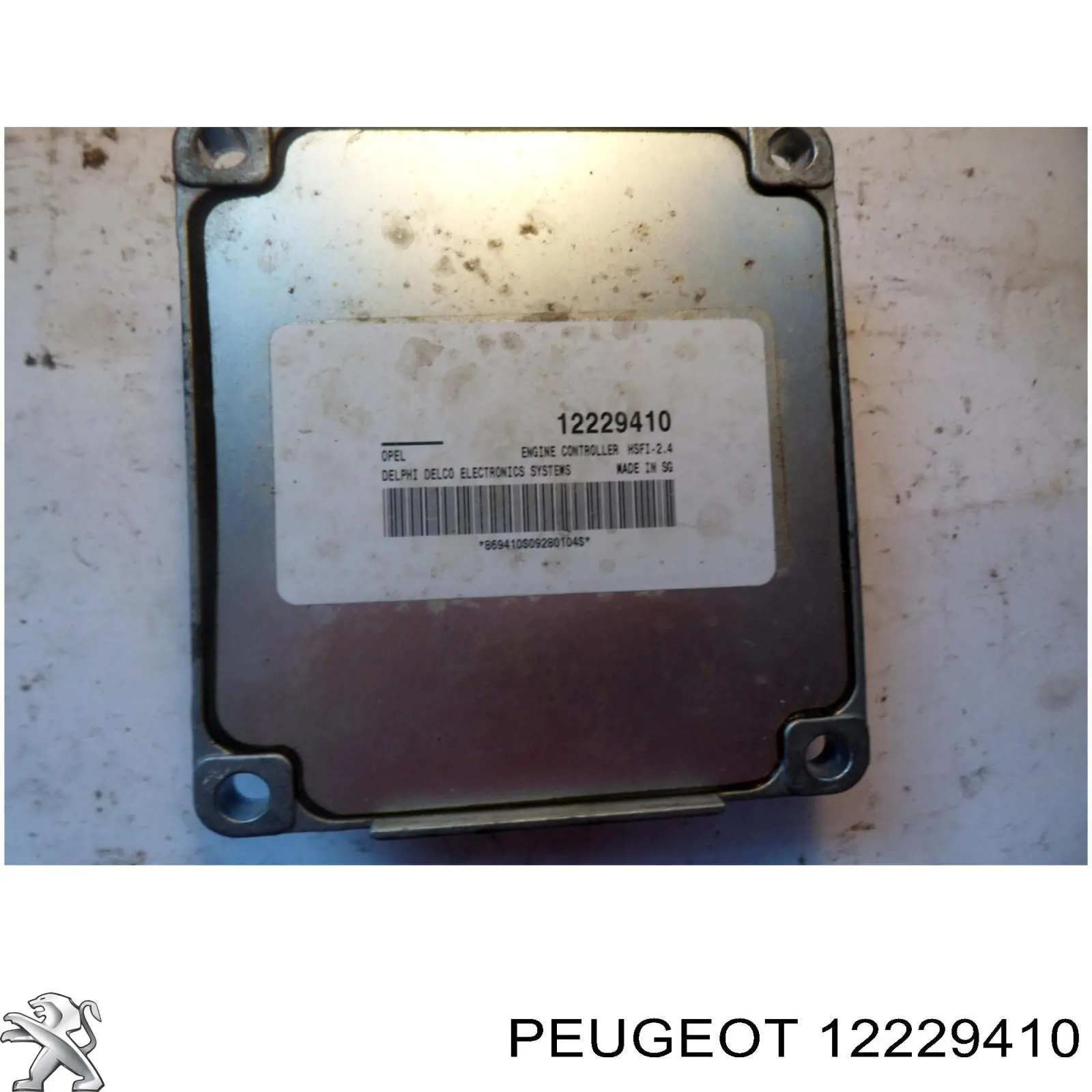 12249831 General Motors Módulo de direção (Centralina eletrônica) de motor