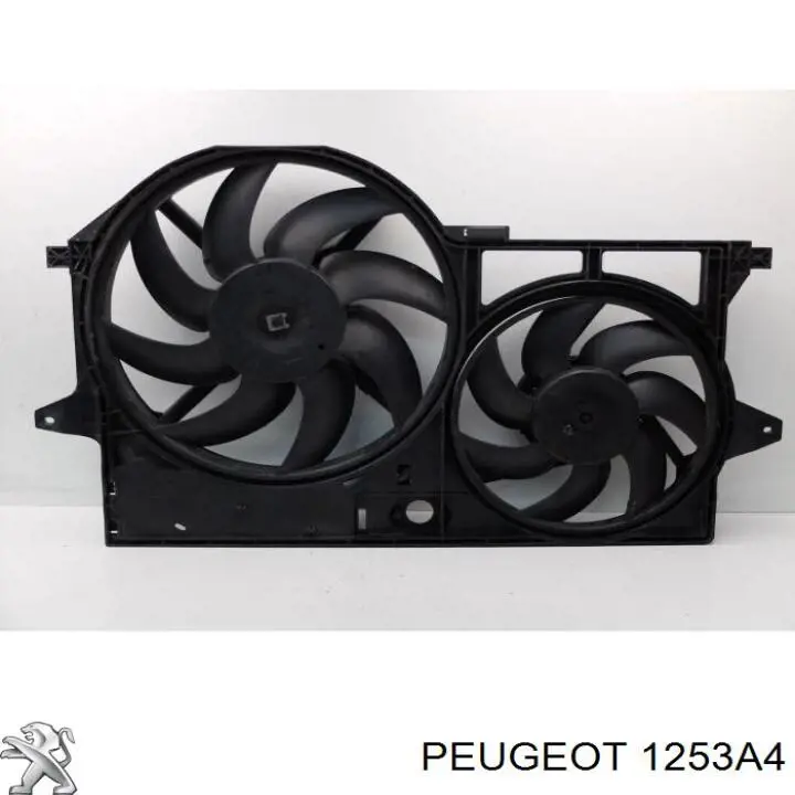 Ventilador elétrico de esfriamento montado (motor + roda de aletas) Peugeot/Citroen 1253A4 preço, a partir de 69,81 USD