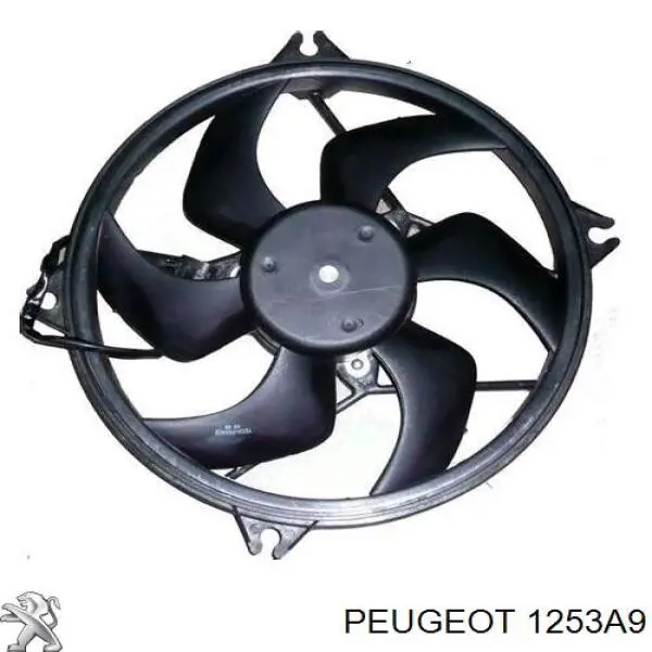 Ventilador elétrico de esfriamento montado (motor + roda de aletas) Peugeot/Citroen 1253A9 preço, a partir de 59,94 USD