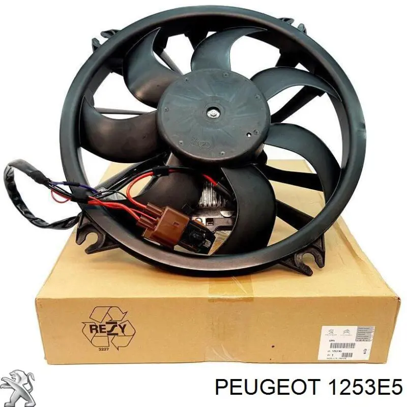 Ventilador elétrico de esfriamento montado (motor + roda de aletas) Peugeot/Citroen 00001253T2 preço, a partir de 166,79 USD