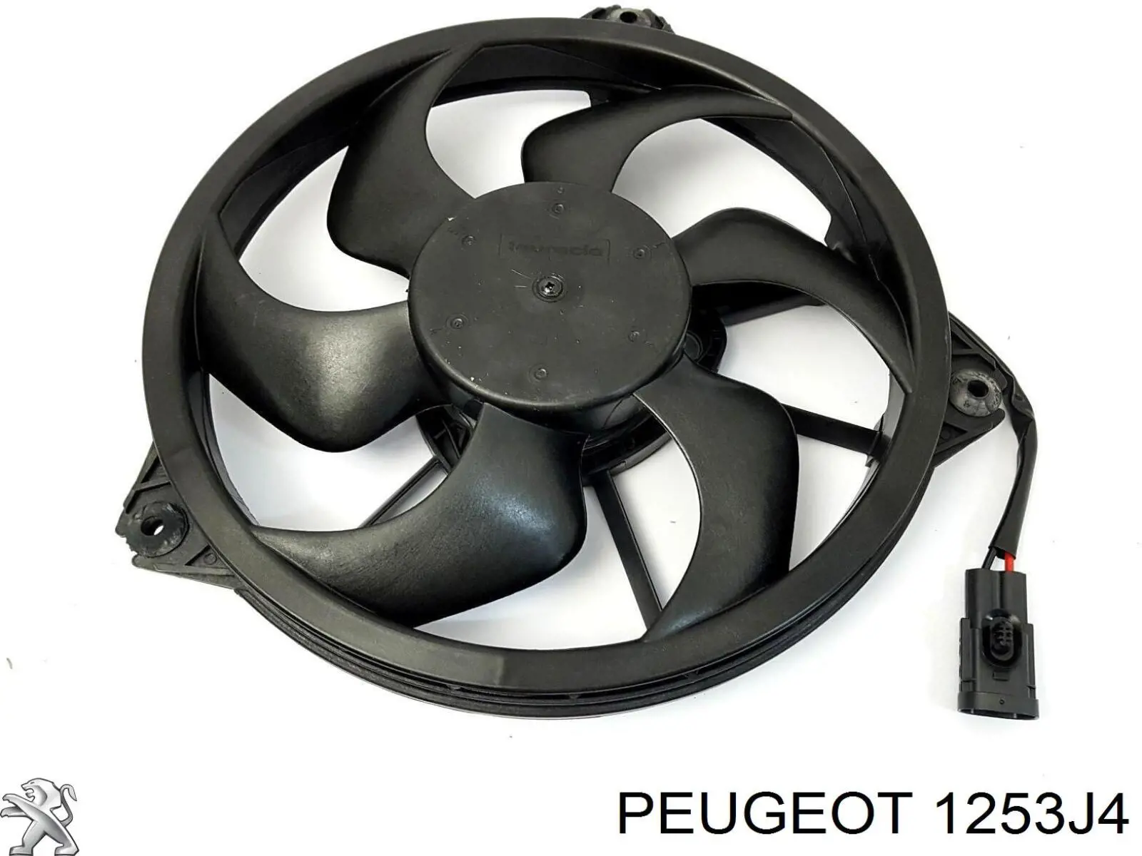 Compre 1253J4 Peugeot/Citroen Ventilador elétrico de esfriamento montado (motor + roda de aletas)
