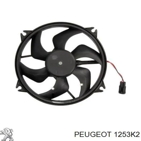 Ventilador elétrico de esfriamento montado (motor + roda de aletas) Peugeot/Citroen 1253K2 preço, a partir de 67,05 USD