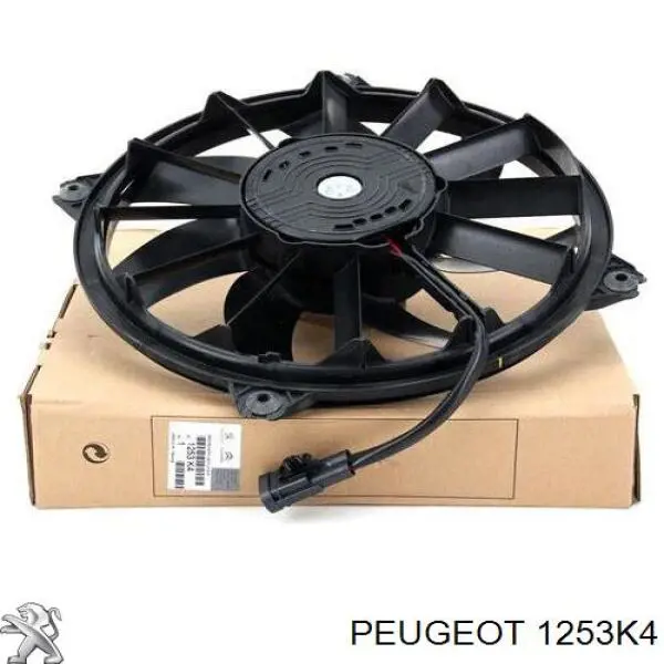 Ventilador elétrico de esfriamento montado (motor + roda de aletas) Peugeot/Citroen 1253K4 preço, a partir de 62,99 USD