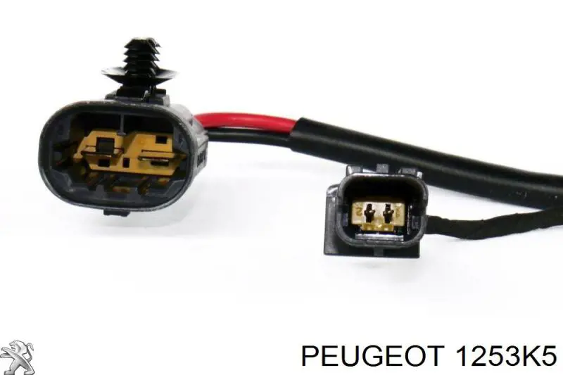 1253K5 Peugeot/Citroen Ventilador elétrico de esfriamento montado (motor + roda de aletas)