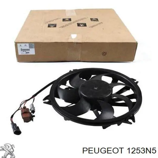 Ventilador elétrico de esfriamento montado (motor + roda de aletas) Peugeot/Citroen 1253N5 preço, a partir de 136,44 USD