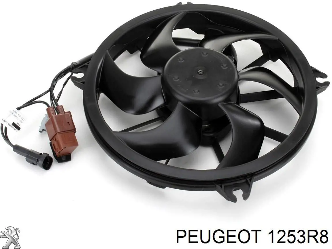 Ventilador elétrico de esfriamento montado (motor + roda de aletas) Peugeot/Citroen 1253R8 preço, a partir de 85,02 USD