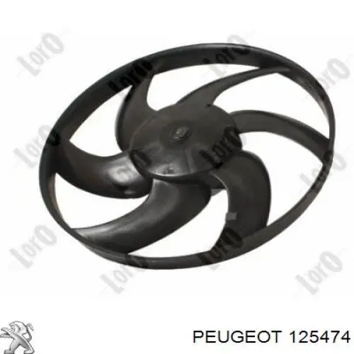 Ventilador (roda de aletas) do radiador de esfriamento Peugeot/Citroen 125474 preço, a partir de 94,68 USD