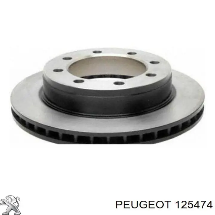 Compre 125474 Peugeot/Citroen Ventilador (roda de aletas) do radiador de esfriamento