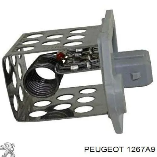 Compre 1267A9 Peugeot/Citroen Regulador de revoluções de ventilador de esfriamento (unidade de controlo)