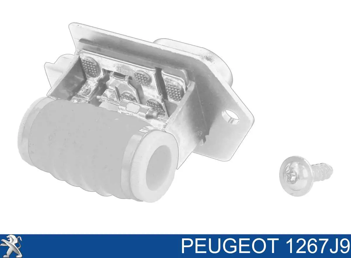 Resistor (resistência) de ventilador de forno (de aquecedor de salão) Peugeot/Citroen 1267J9 preço, a partir de 21,46 USD