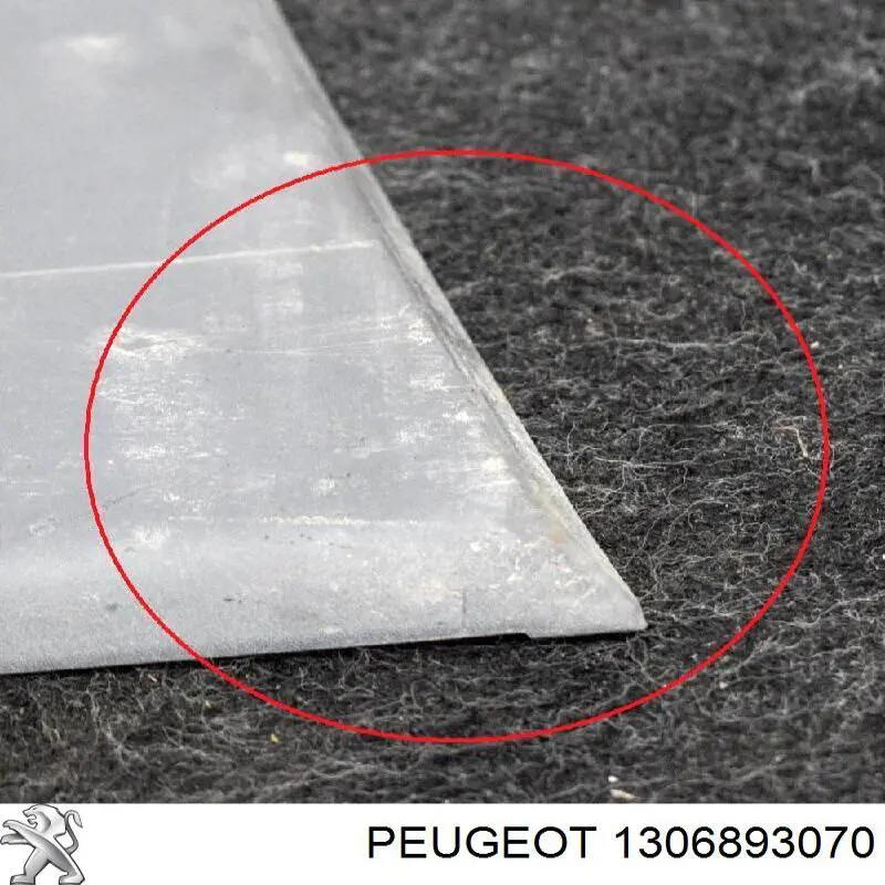 Compre 1306893070 Peugeot/Citroen Placa sobreposta externa central direita de suporte de carroçaria
