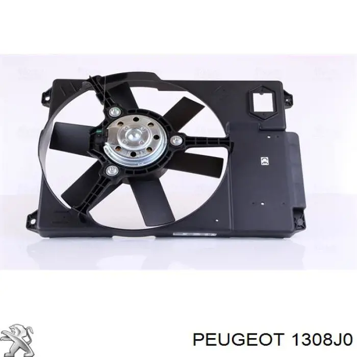Compre 1308CF Peugeot/Citroen Difusor do radiador de esfriamento