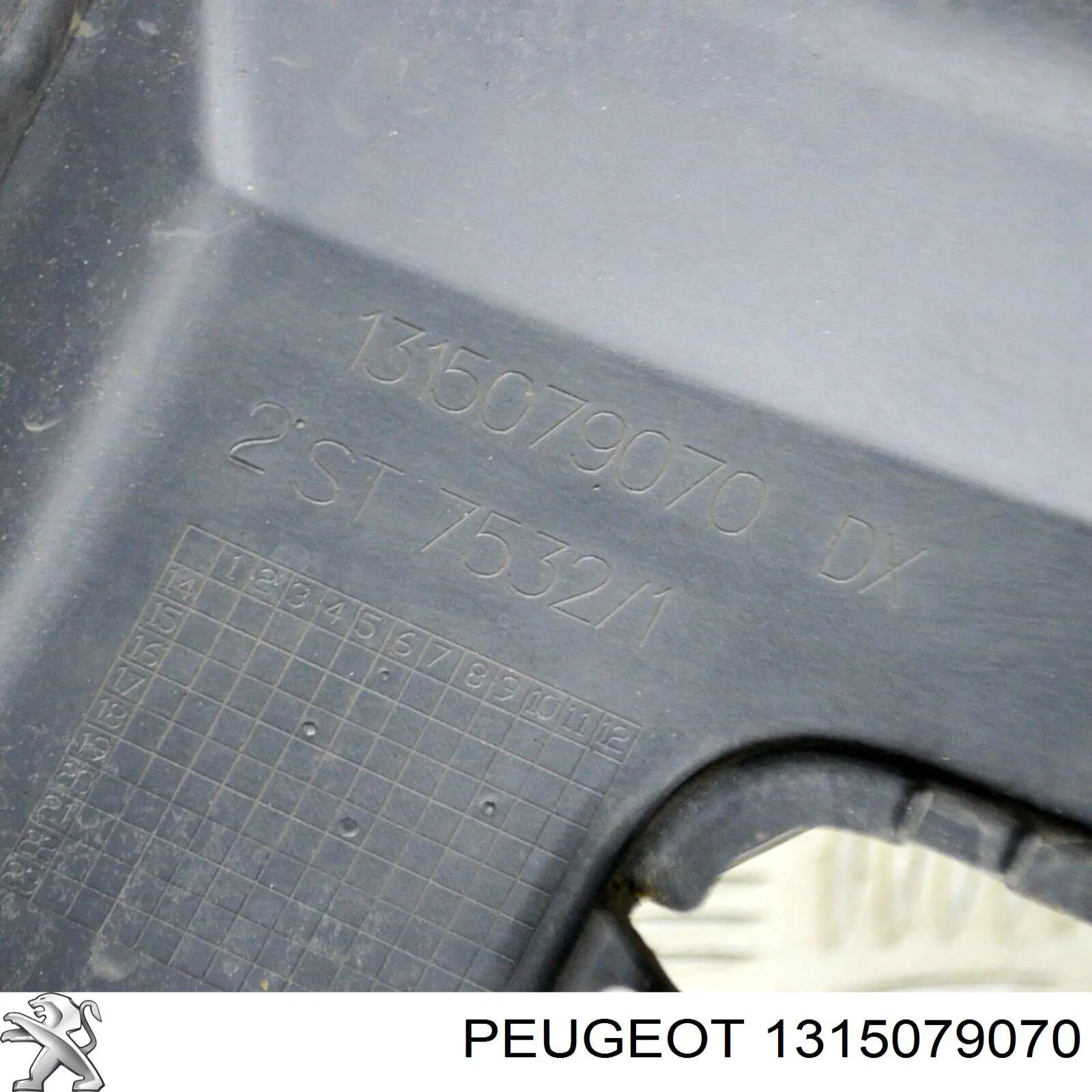 Compre 1315079070 Peugeot/Citroen Pára-choque dianteiro, parte direita