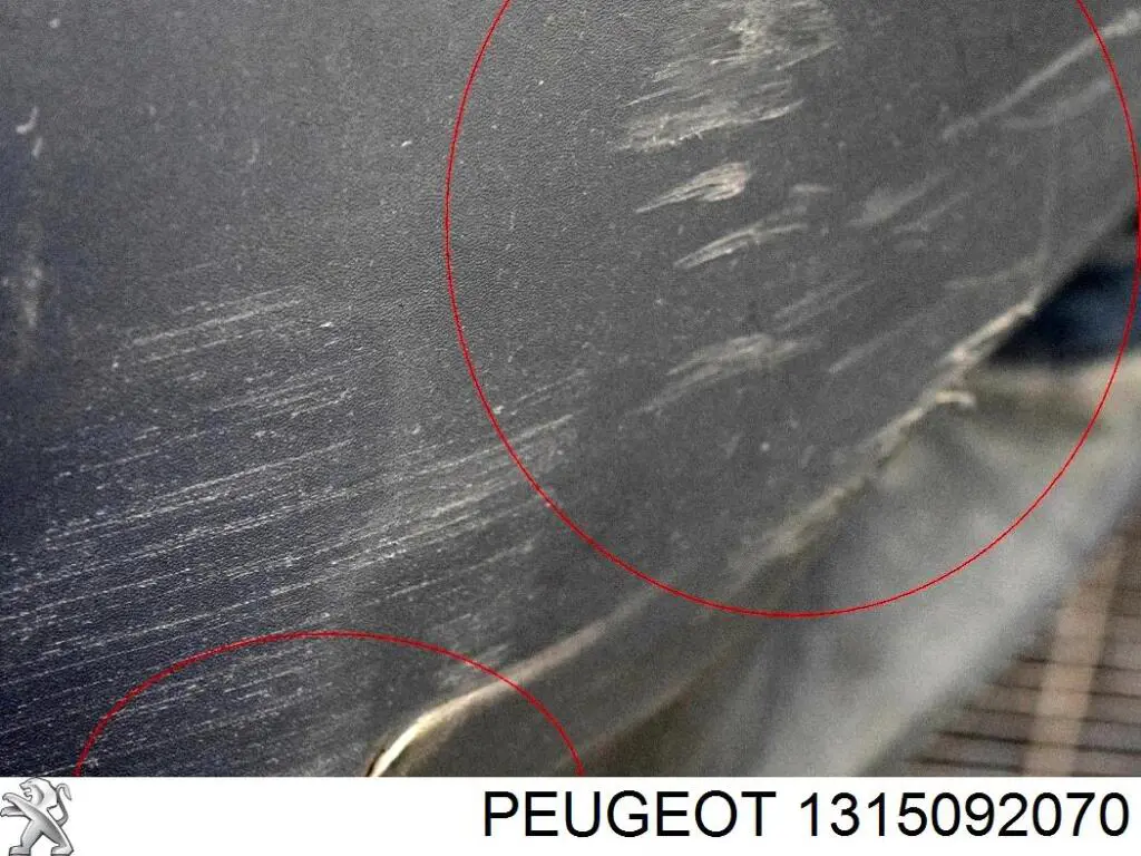 Pára-choque dianteiro, parte esquerda 1315092070 Peugeot/Citroen