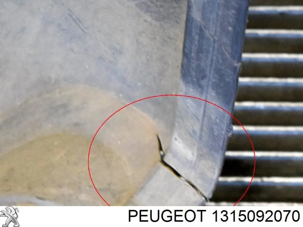 Pára-choque dianteiro, parte esquerda Peugeot/Citroen 1315092070
