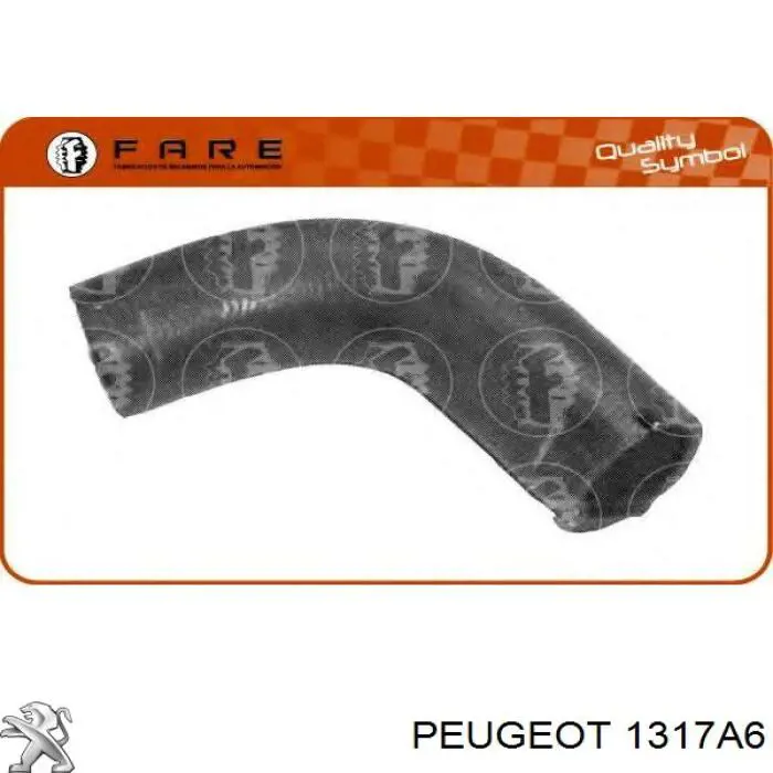Compre 1317A6 Peugeot/Citroen Mangueira (cano derivado) do sistema de esfriamento