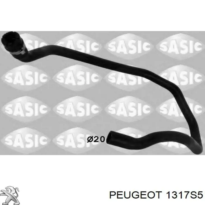 Mangueira inferior do tanque de expansão Peugeot/Citroen 1317S5 preço, a partir de 23,83 USD