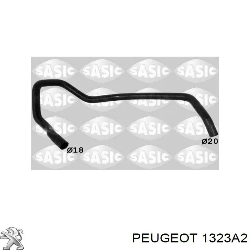 Compre 1323A2 Peugeot/Citroen Mangueira superior do tanque de expansão