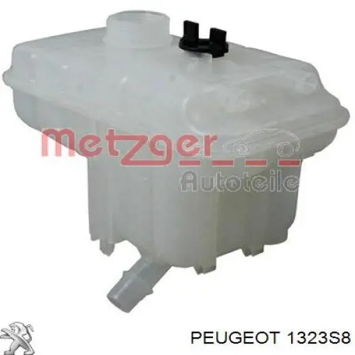 Compre 1323S8 Peugeot/Citroen Tanque de expansão do sistema de esfriamento