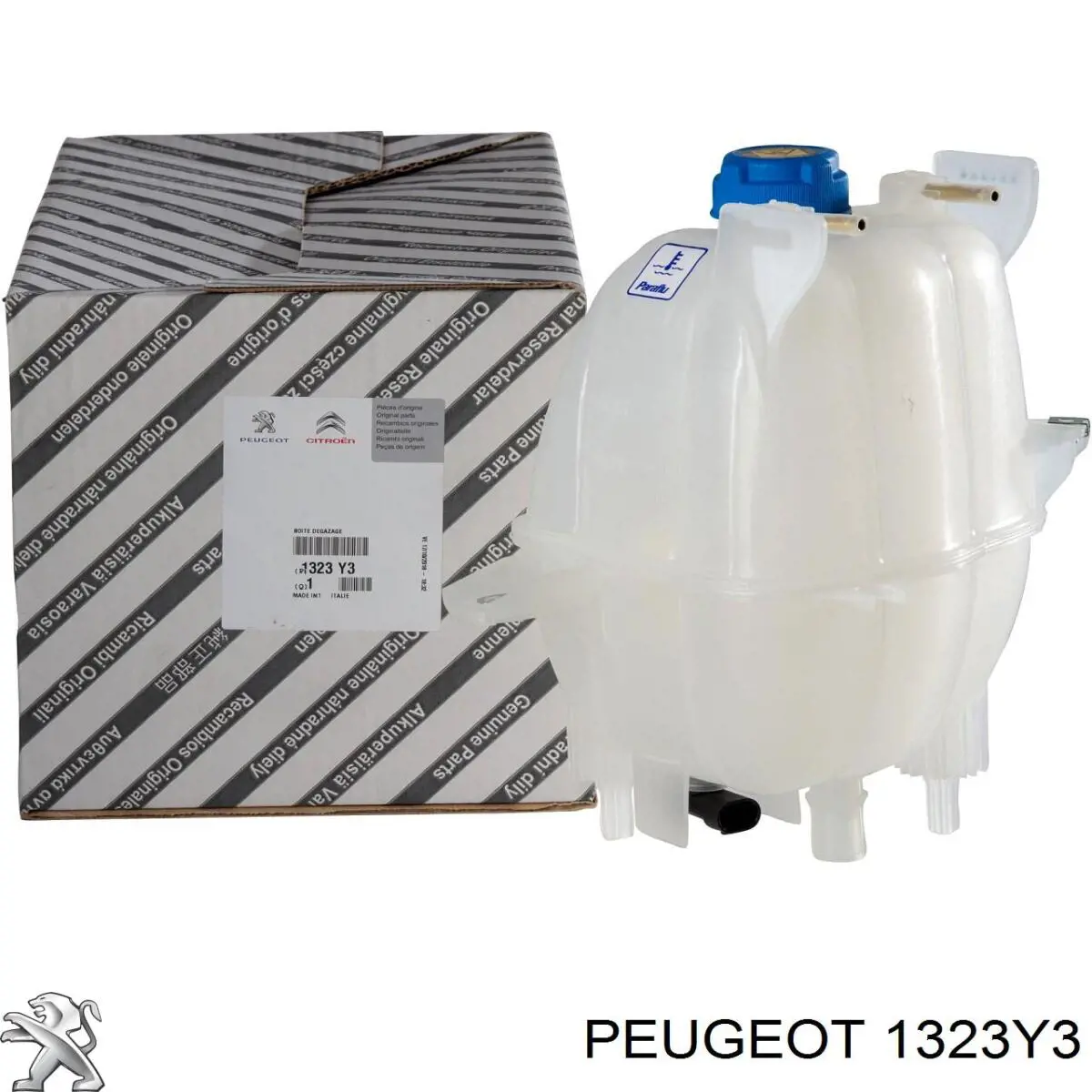 1323Y3 Peugeot/Citroen Tanque de expansão do sistema de esfriamento