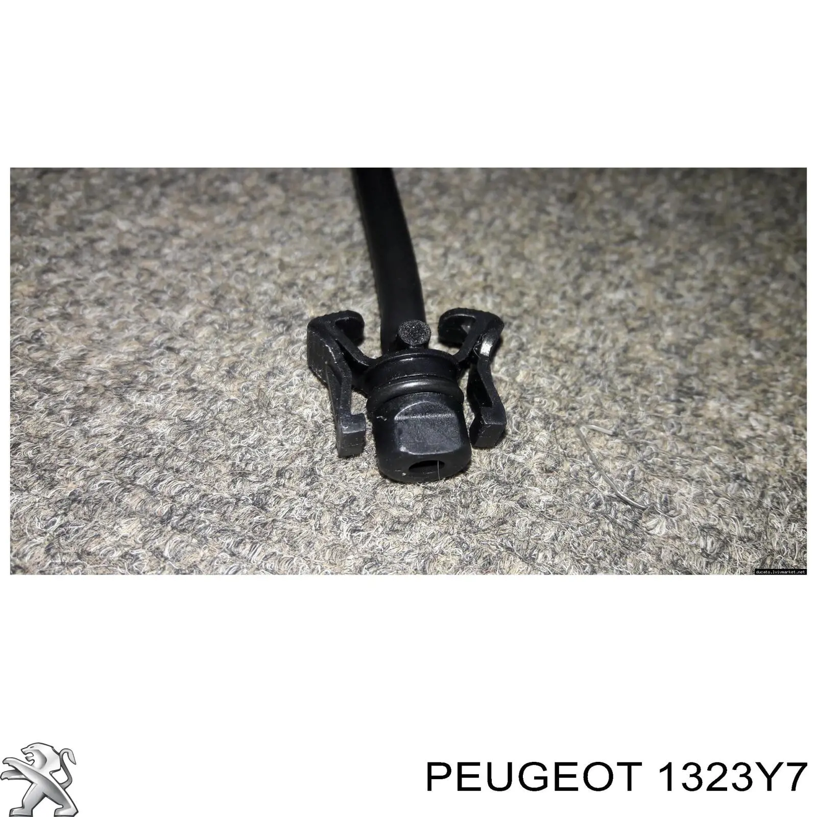 Mangueira superior do tanque de expansão 1400614680 Fiat/Alfa/Lancia