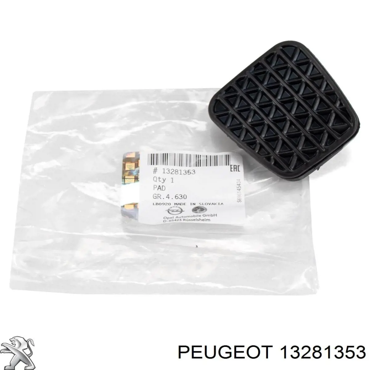 Compre 0560135 General Motors Placa sobreposta de pedal do freio