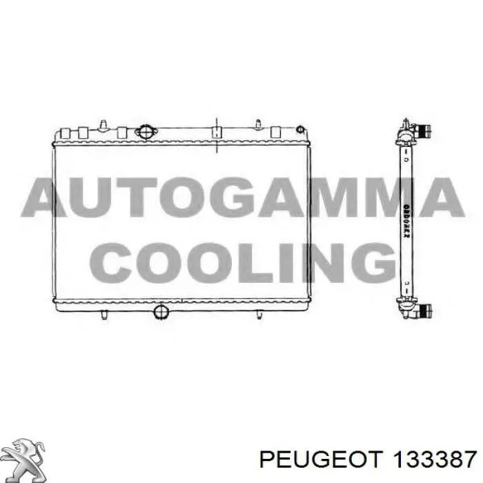 Radiador de esfriamento de motor Peugeot/Citroen 133387 preço, a partir de 63,70 USD