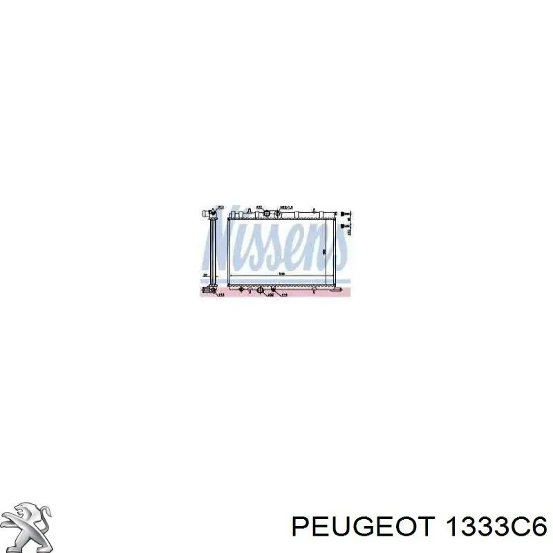 Radiador de esfriamento de motor Peugeot/Citroen 1333C6 preço, a partir de 91,86 USD