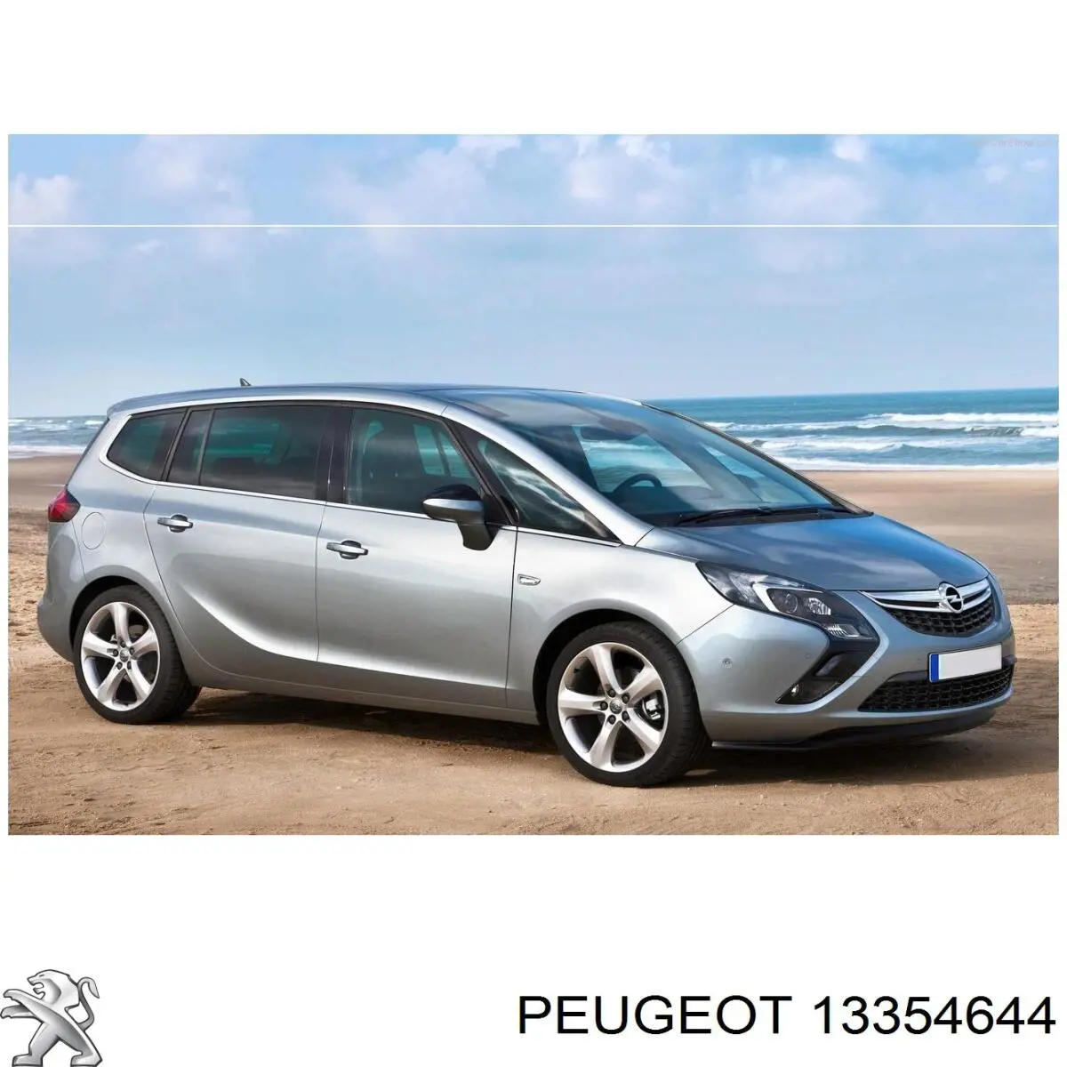 Espelho de retrovisão esquerdo 13354644 Opel