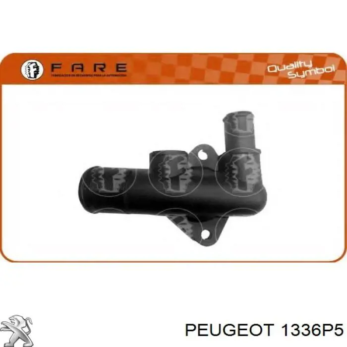 Flange do sistema de esfriamento (união em T) Peugeot/Citroen 1336P5 preço, a partir de 6,21 USD