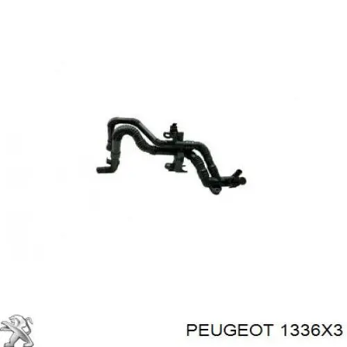 1336X3 Peugeot/Citroen Mangueira (cano derivado) de bomba de água de admissão
